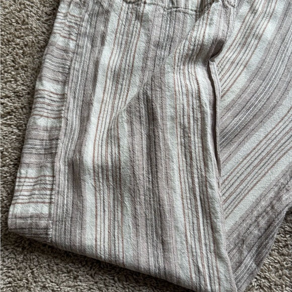 Indigo Rein Beige and Gray Striped Jumpsuit - Picture 4 of 7